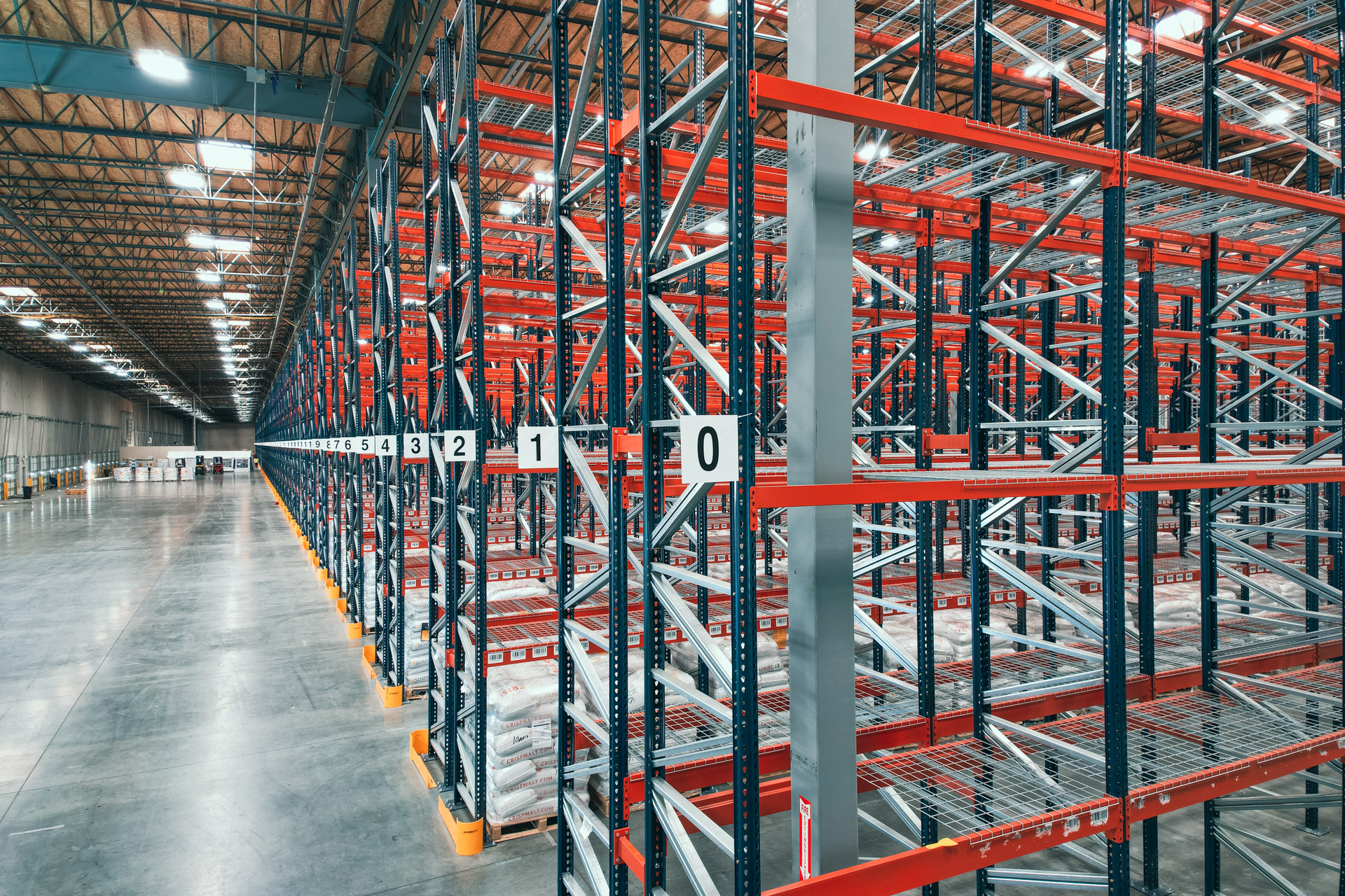 Industrial warehouse racking installation in Atlanta Georgia